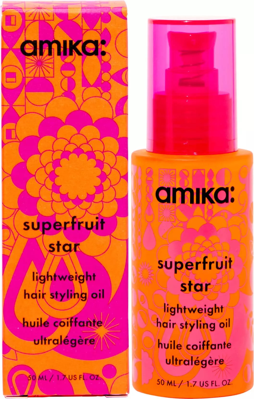 amika
Superfruit Star Lightweight Hair Styling Oil